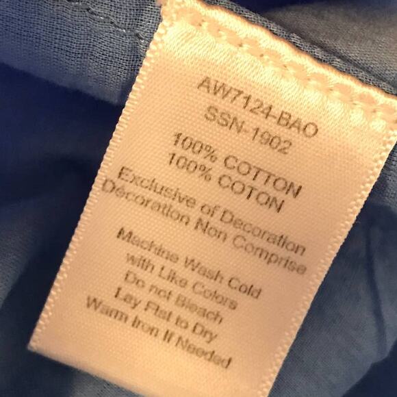 ATM Anthony Thomas Melillo Blue Crinkle Cotton Dress - Picture 11 of 11